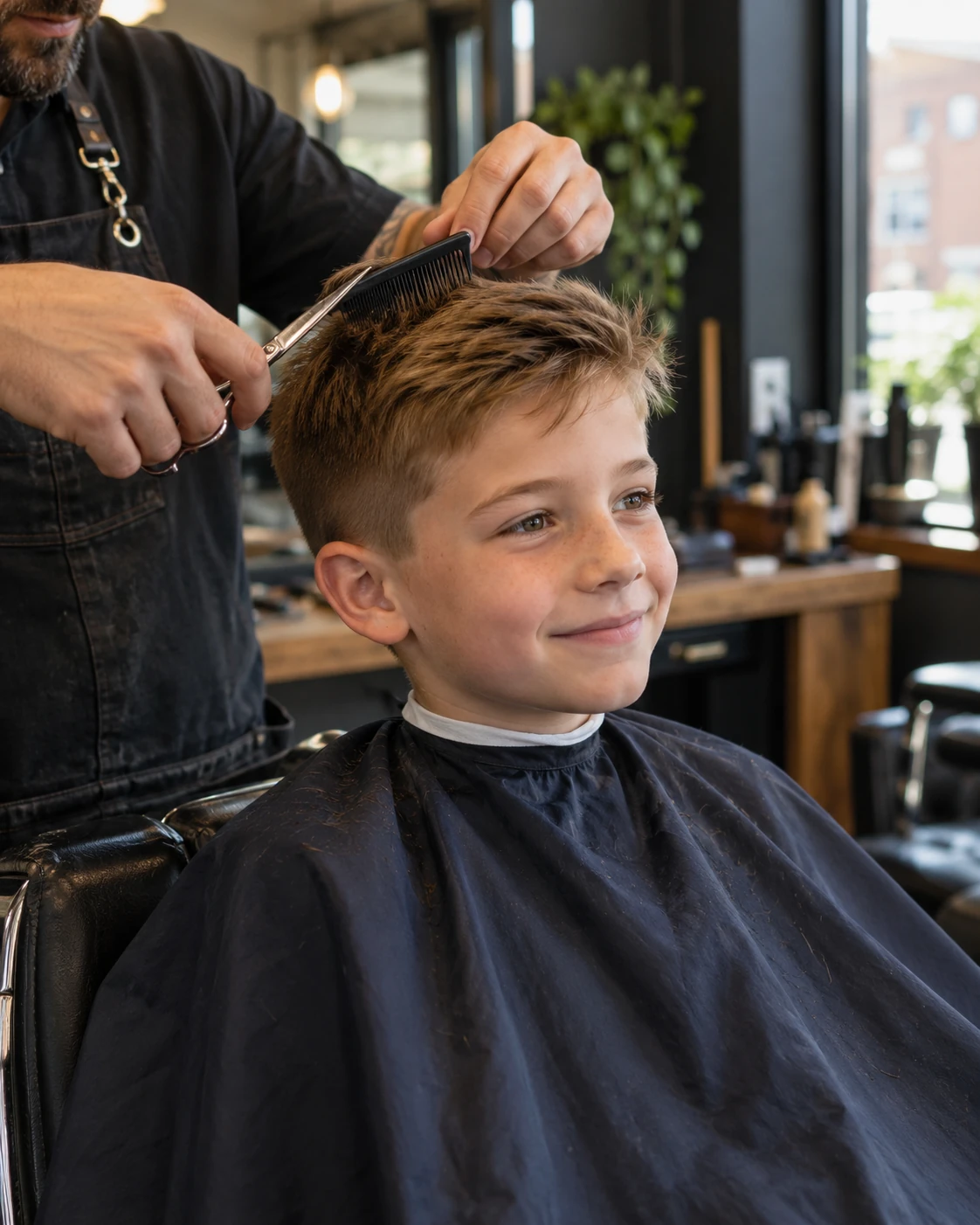 Kids’ Haircut — photographic concept